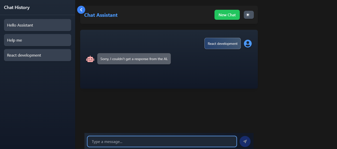 Personalized AI Chat Assistant project card
